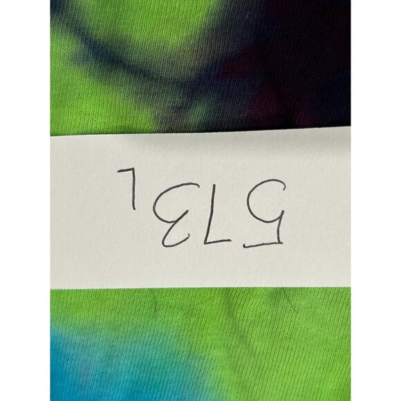 Tie-Dye Bear Face Heart Graphic Hanes ComfortSoft T-Shirt Grateful Dead Sz XL - Picture 7 of 8